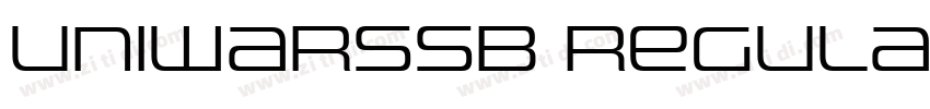 UniwarsSb Regular字体转换 UniwarsSb Regular字体转换
